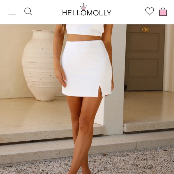 Hello Molly Dresses & Skirts - White Skirt